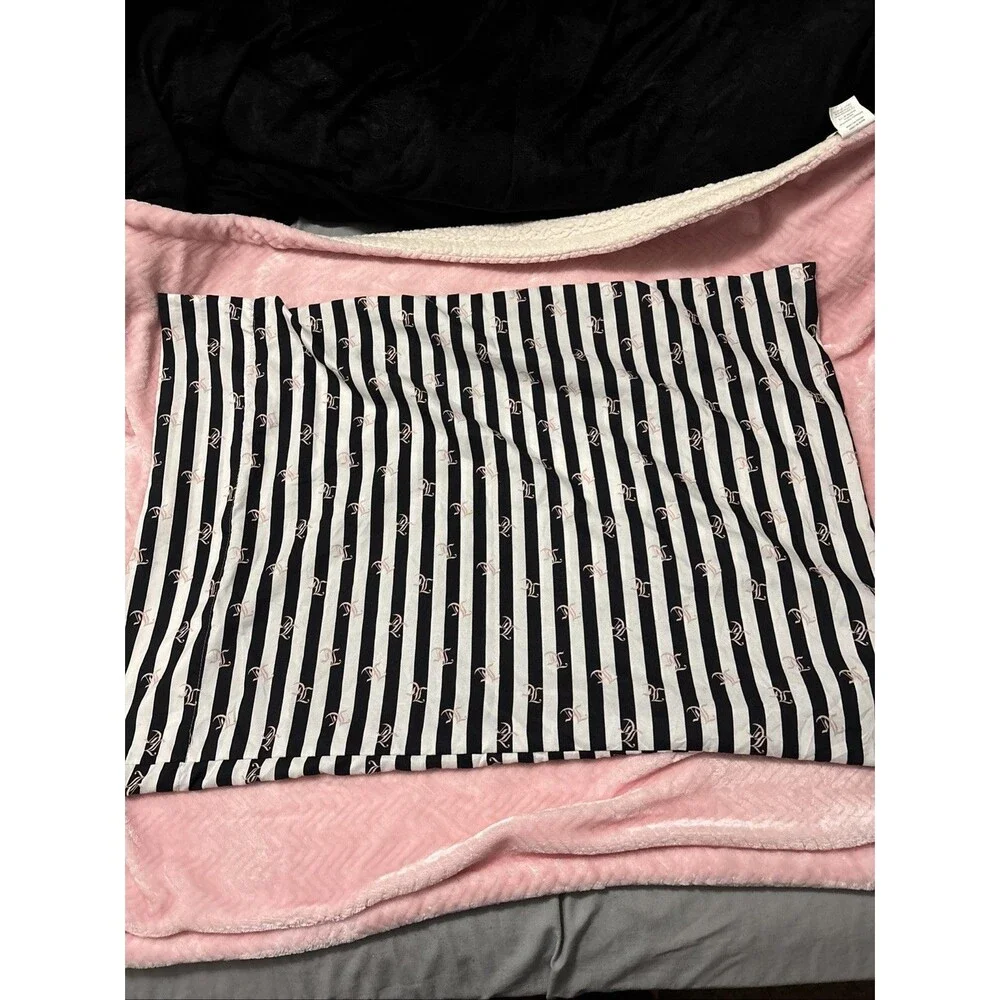 Juicy Couture Replacement Pillowcase Blue White Pink